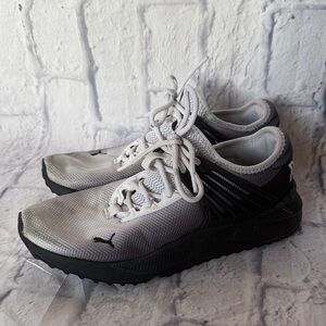 Puma Men's Gray and Black Athletic Shoes